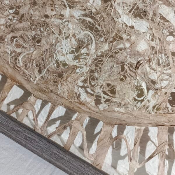 ⁦Tree Bark Moon Weaving Wall Art⁩ - الصورة ⁦2⁩