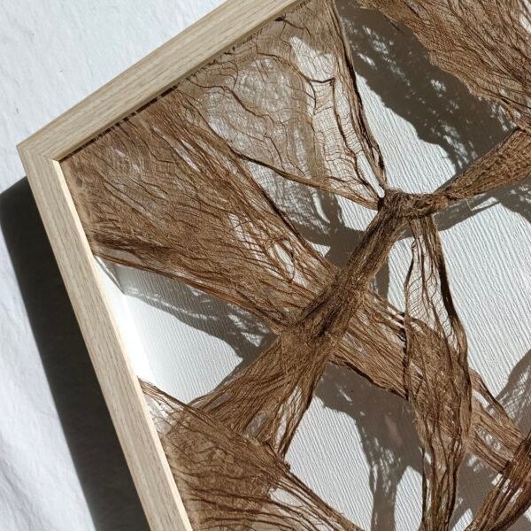 ⁦Tree Bark Weaving Abstract Wall Art⁩ - الصورة ⁦4⁩
