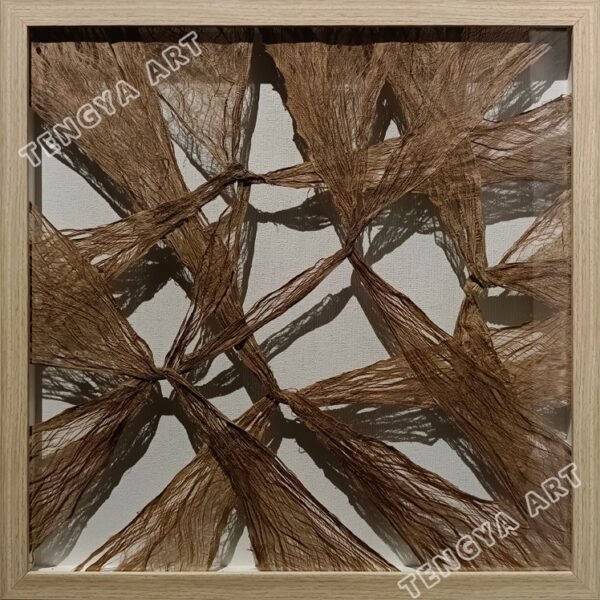Tree Bark Weaving Abstract Wall Art