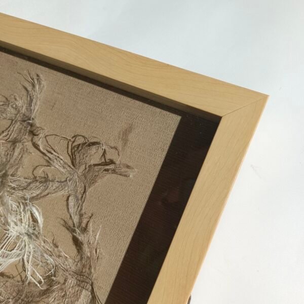 ⁦Tree Bark Material Layering Wall Art⁩ - الصورة ⁦4⁩