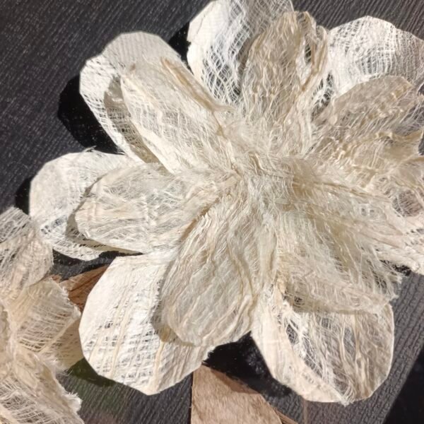 Tree Bark Layered Floral Wall Art - Image 3