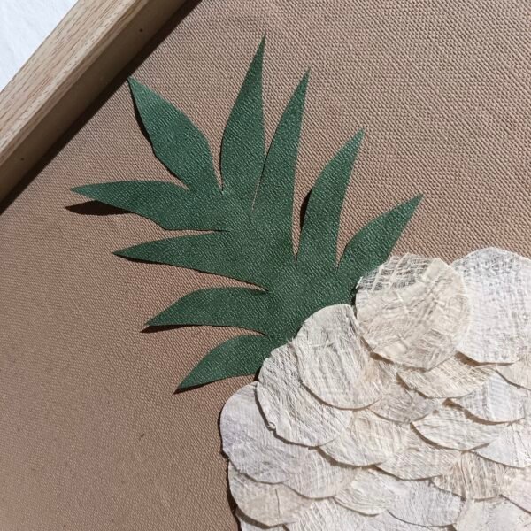 Bark Stacked Pineapple Wall Art - Image 3
