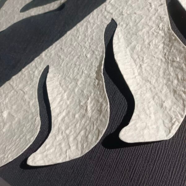 Paper 3D Leaf Wall Art - Image 2