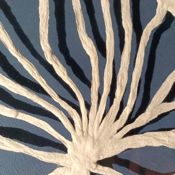 Paper Hollowed Out Floral Wall Art - Image 3