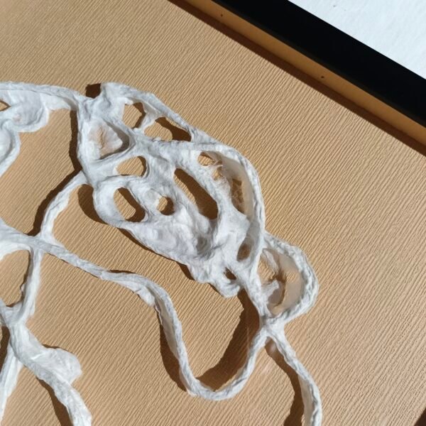 Paper Art Line Rose Wall Decoration - Image 2