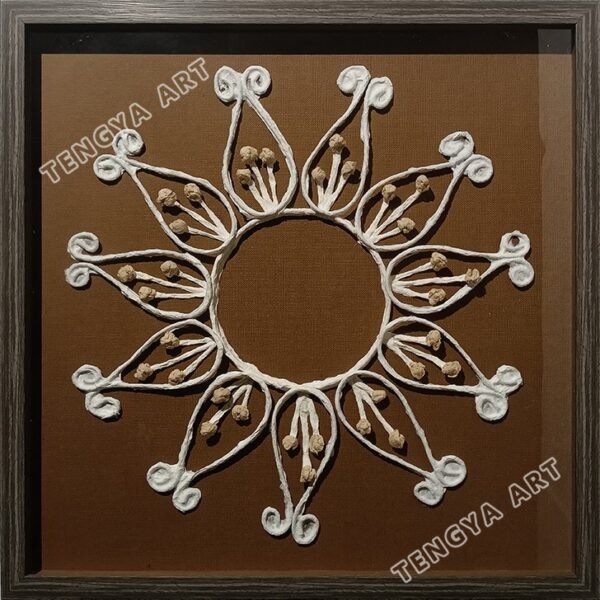 Paper Line Weaving Wall Art