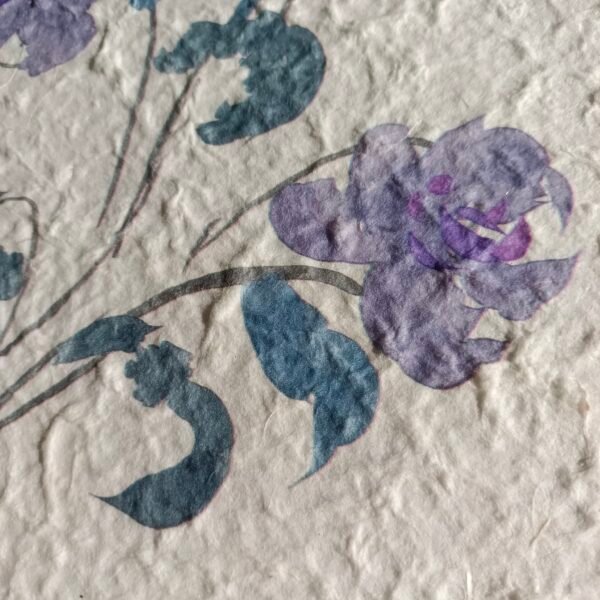 ⁦Handmade Paper Flower Painting Wall Art⁩ - الصورة ⁦3⁩