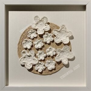Paper Simple And Fresh Flower Wall Art