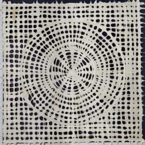 Geometric Circle Pattern Unframed Artwork