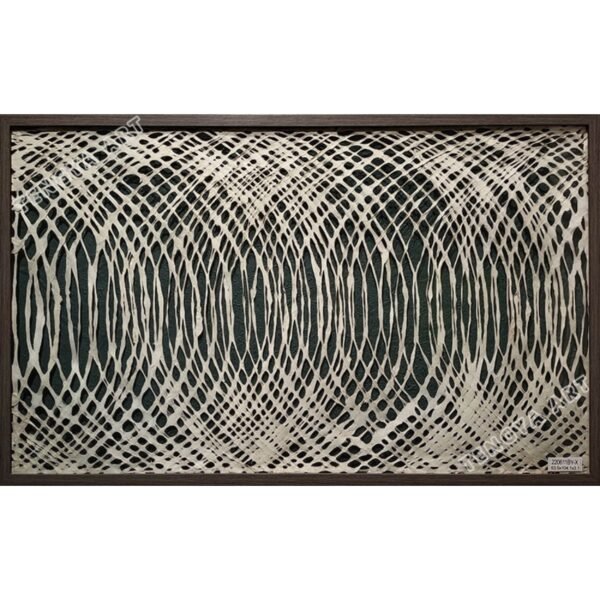 Wave - Patterned Textured Bark Wall Art