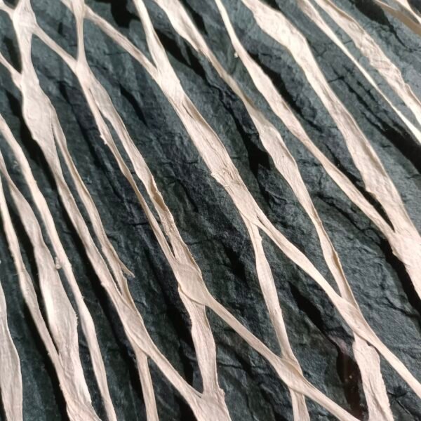 ⁦Wave - Patterned Textured Bark Wall Art⁩ - الصورة ⁦3⁩