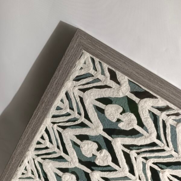 ⁦Line Ethnic Style Paper Wall Art⁩ - الصورة ⁦4⁩