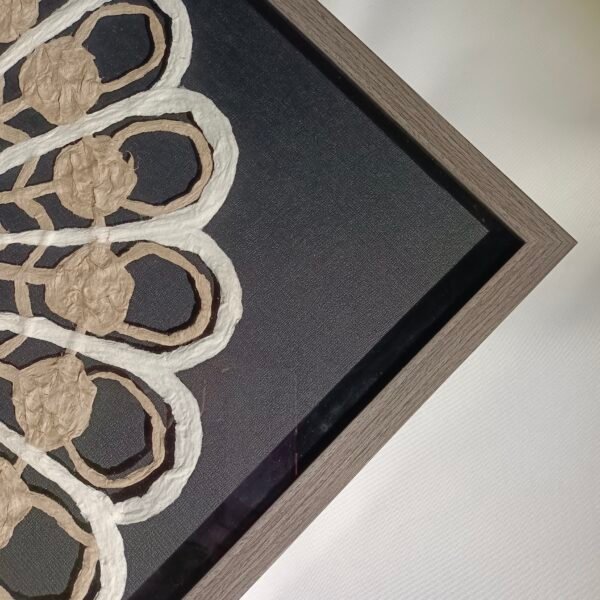 Double Color Paper Line Flower Wall Art - Image 4