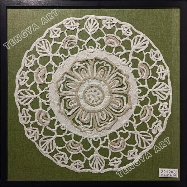 Handmade Paper Floral Wall Art